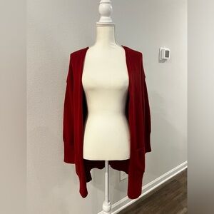 Burnt Orange Braided Cardigan